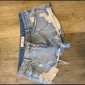 stella laguna beach distressed denim shorts